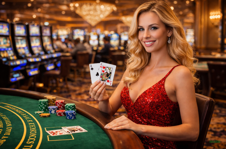 Imagem promocional da hh666 mostrando a plataforma e suas vantagens